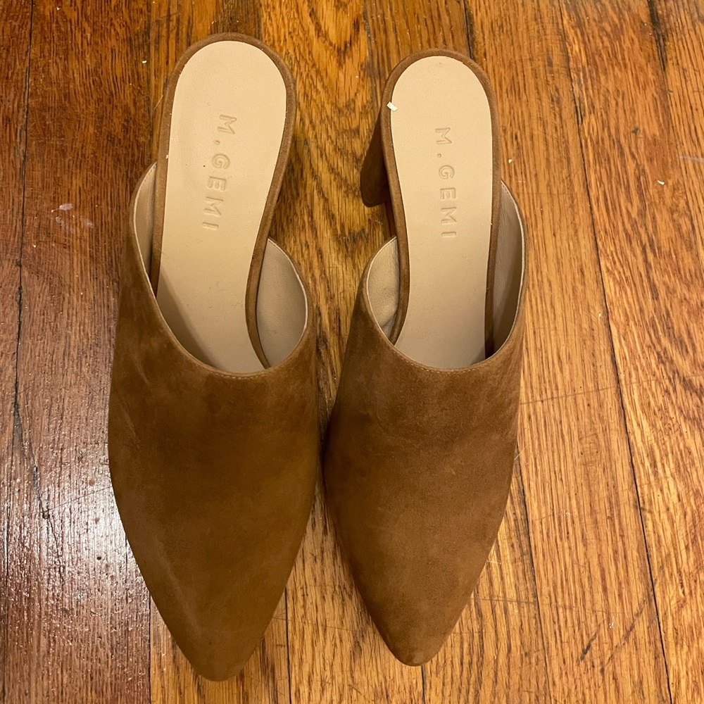M Gemi Costanza Heeled Mule size 38.5